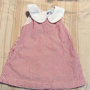 CPC Childrenswear Striped Red and White Kids Dress